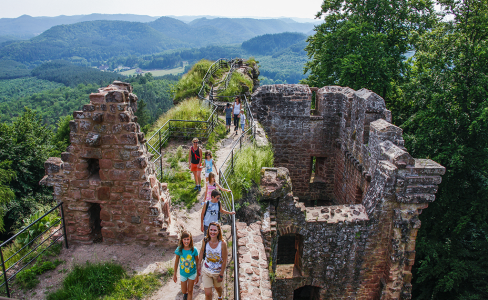 Château de Falkenstein et le Helfenstein