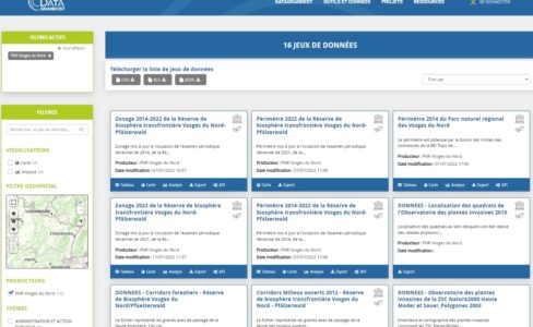 Catalogue DataGrandEst Parc