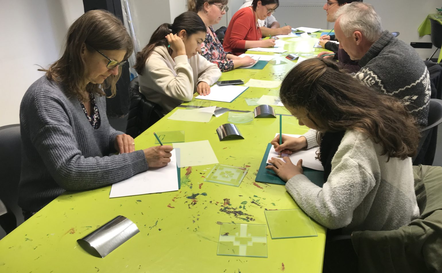 Atelier satinage