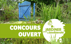 affiche pour l'ouverture des concours "jardiner pour la biodiversité"