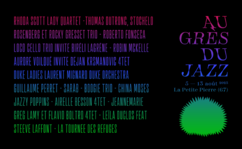 La 20e édition du festival « Au Grès du Jazz » du 5 au 13 août 2023 !