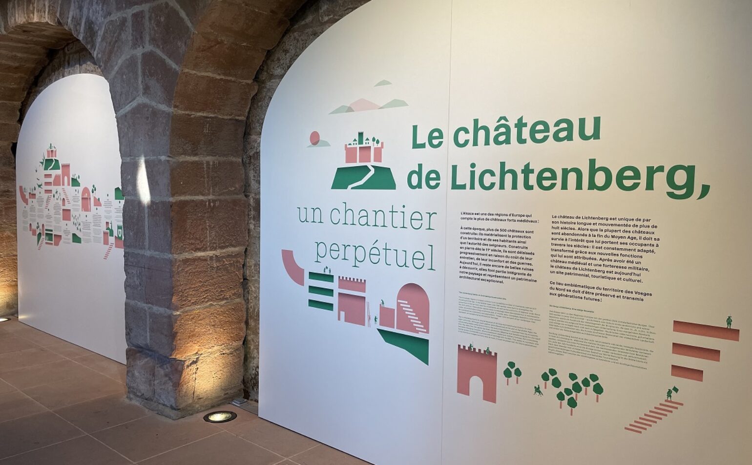 Exposition le château de Lichtenberg, un chantier perpétuel